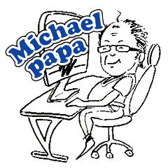 [LINEスタンプ] Michael papa