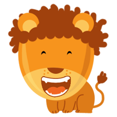 [LINEスタンプ] Super Cute Donguri Lionの画像（メイン）