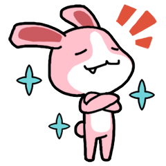 [LINEスタンプ] うさぎ すずきのある日