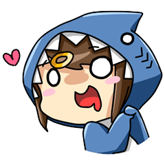 [LINEスタンプ] Shark's expressions