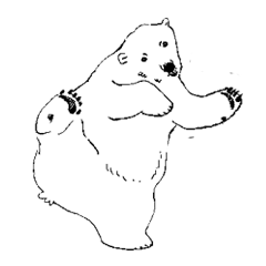 [LINEスタンプ] 北極熊の日常