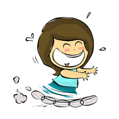 [LINEスタンプ] Cheerful child