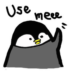 [LINEスタンプ] Penguin/Pinguin/Pingouin