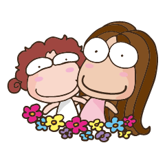 [LINEスタンプ] Miss Ignorant and Ms. Proper