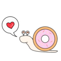 [LINEスタンプ] どーなつむり