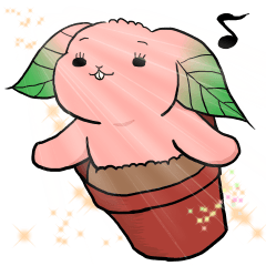 [LINEスタンプ] 勝手に♪うさ苗