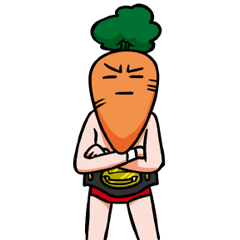 [LINEスタンプ] 野菜プロレス