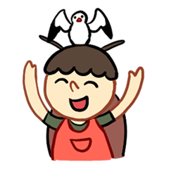 [LINEスタンプ] かたつむりの島