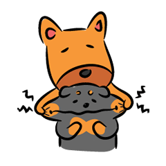 [LINEスタンプ] Just two boys