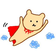 [LINEスタンプ] ちびくまの森