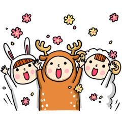 [LINEスタンプ] Spring Party
