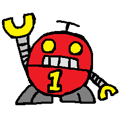 [LINEスタンプ] ロボット1号 スタンプ