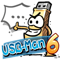[LINEスタンプ] USB-Man 6の画像（メイン）