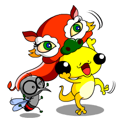 [LINEスタンプ] gecko