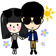 [LINEスタンプ] P.Piue and W.Clownsir