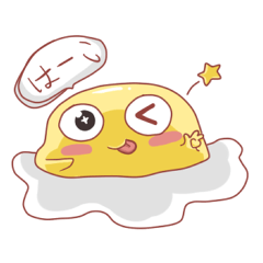 [LINEスタンプ] 毎日かわいいたまごちゃん