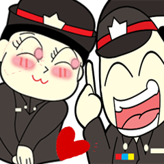 [LINEスタンプ] police za