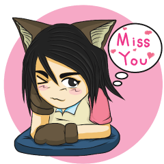 [LINEスタンプ] Nikki the Neko Girl