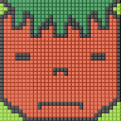 [LINEスタンプ] 8-bit pixel トマト家族の画像（メイン）