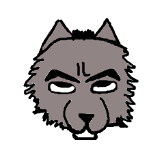[LINEスタンプ] Da Zhi Wolf~Yuan Yuan