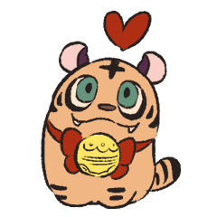 [LINEスタンプ] Tiger God