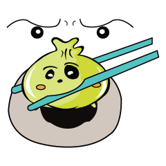 [LINEスタンプ] Green Dumplings