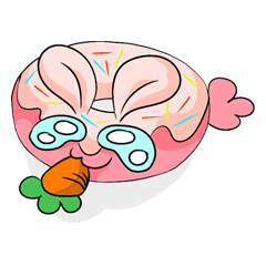 [LINEスタンプ] Delicious and lovely round cakeの画像（メイン）