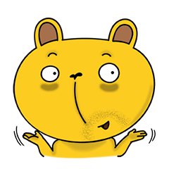 [LINEスタンプ] Tired Teddy