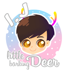 [LINEスタンプ] I.J - Little Barking Deer(Thai ver.)