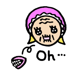 [LINEスタンプ] 赤ずきんのおばあちゃん