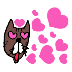 [LINEスタンプ] 猫しか居ません。