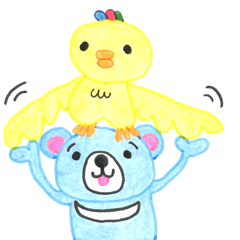 [LINEスタンプ] ツッキーとピィタム