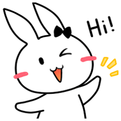 [LINEスタンプ] Silly Bunny's emotions