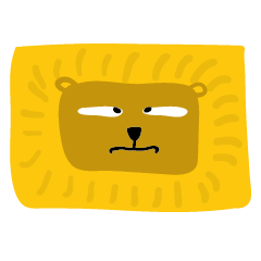 [LINEスタンプ] Lion talk