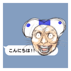 [LINEスタンプ] 吹き出しと可愛い青頭巾ちゃん