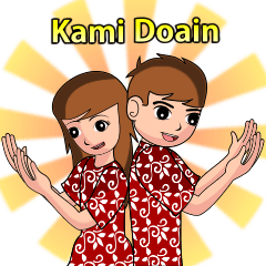 [LINEスタンプ] Batik Couple