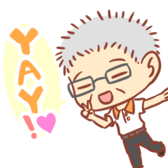 [LINEスタンプ] Papa Sathien