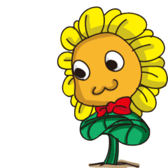 [LINEスタンプ] Sunflower Children