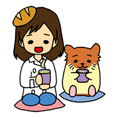 [LINEスタンプ] Dietitian Bread