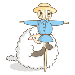 [LINEスタンプ] Fufu:The sheep (ENG version)