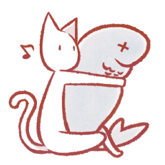 [LINEスタンプ] 細身な猫さん