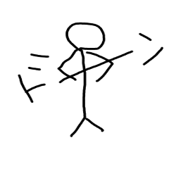 [LINEスタンプ] 棒人間の日常その1