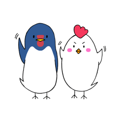 にわとり＆つばめ