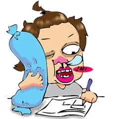 [LINEスタンプ] Architecture student life.