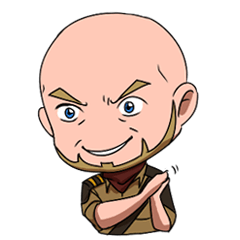 [LINEスタンプ] John Wright - (Battle of Surabaya)