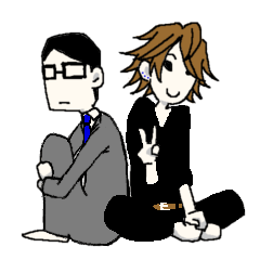 [LINEスタンプ] 真面メンとチャラ男