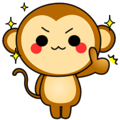 [LINEスタンプ] Monkey - It's me ！！