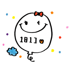 [LINEスタンプ] 毎日使える風船ちゃん