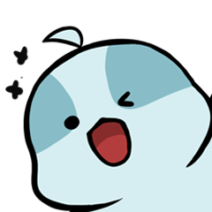 [LINEスタンプ] cute parrotbills！