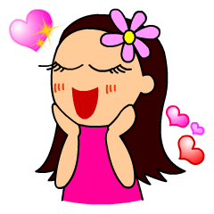[LINEスタンプ] やる気！元気！素敵女子